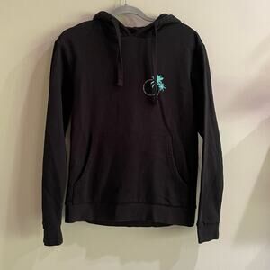 Lira Black Graphic Hoodie